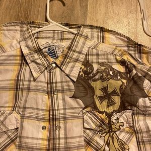 Mens dress button down shirt